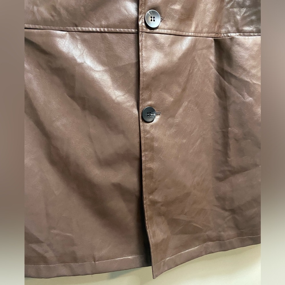Princess Polly Brown Trench Coat - Picture 9 of 13